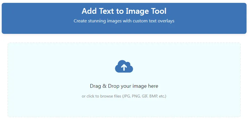Add Text to image