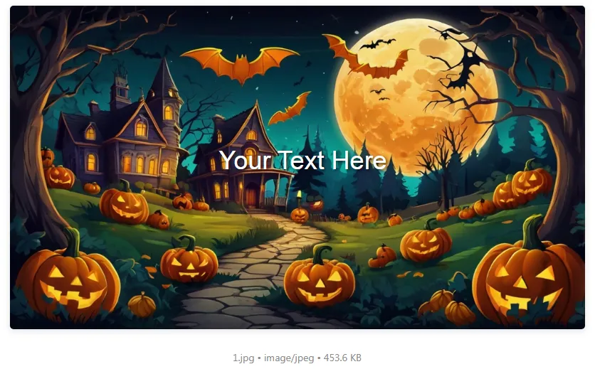 Add Text to image
