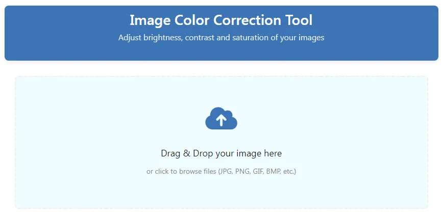 Image color correction