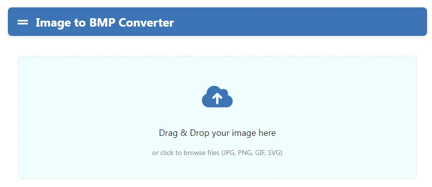 Image to BMP
