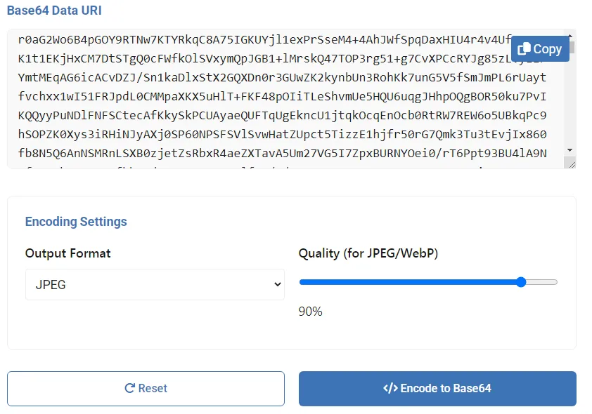 Image to Base64 Encoder